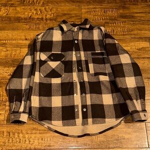 palm angels Plaid Button-Up Shirt